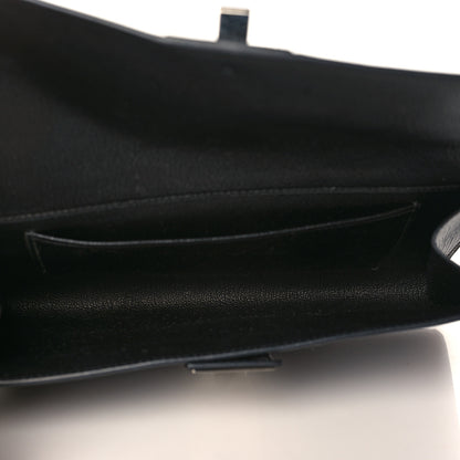 Hermes Chevre Mysore Medor 23 Clutch Black 5 of 7