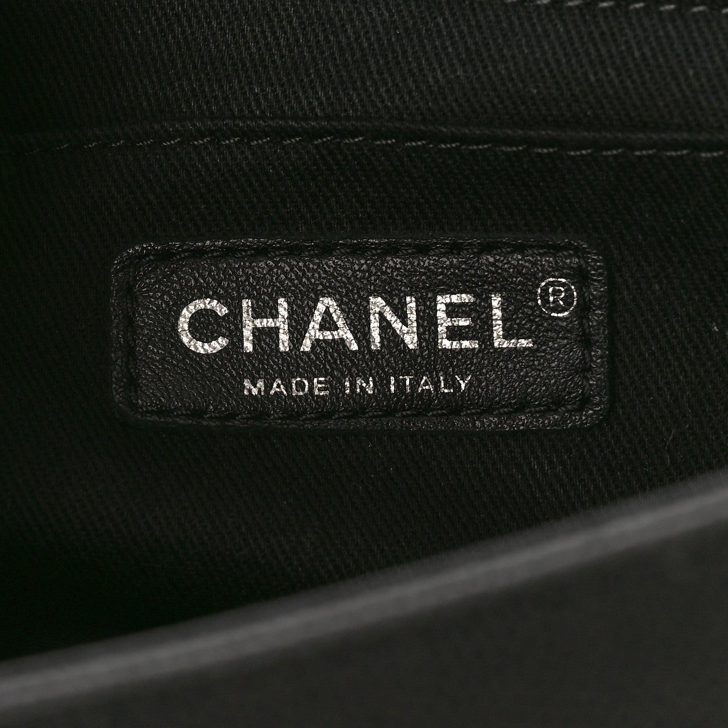 Chanel Washed Caviar Quilted Small Square Turn Around Ligne Flap Dark Grey 6 of 14