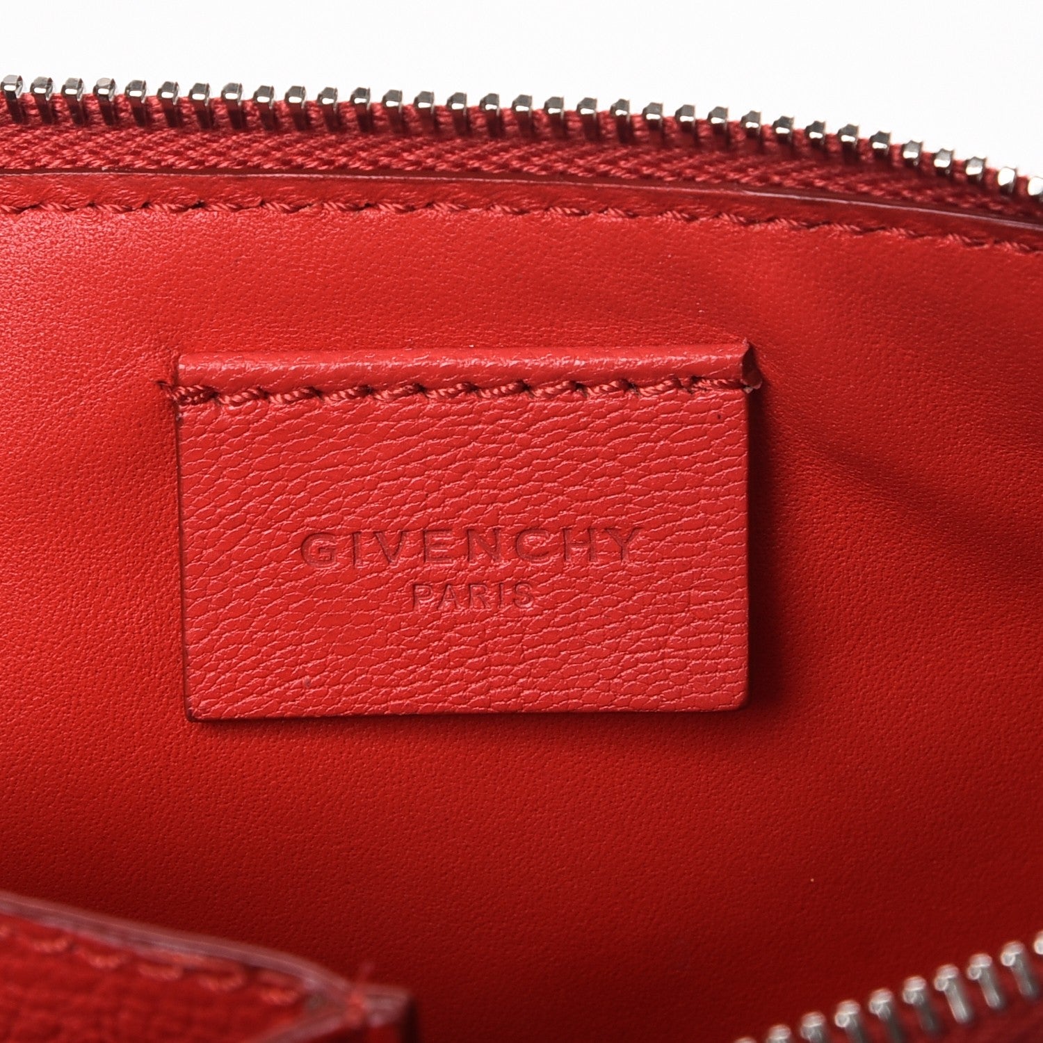 Givenchy Grained Goatskin Antigona Crossbody Medium Red 6 of 7