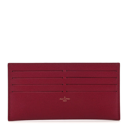 Louis Vuitton Calfskin Felicie Card Holder Insert Fuchsia 1 of 6