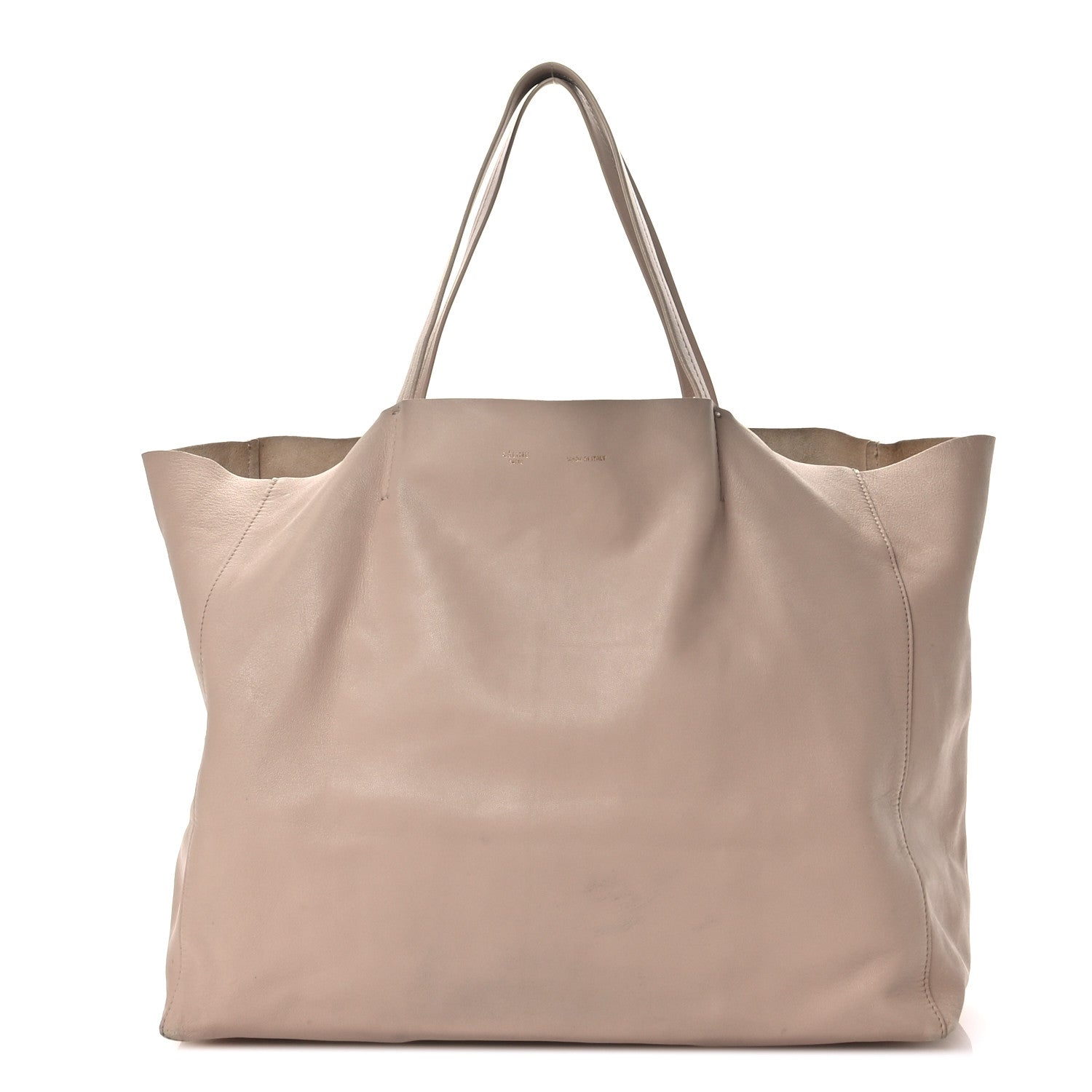 Celine Lambskin Horizontal Cabas Beige 1 of 13