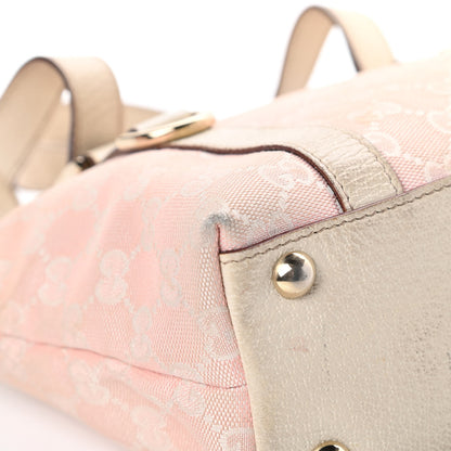 Gucci Monogram Small Abbey Tote Pink 12 of 19