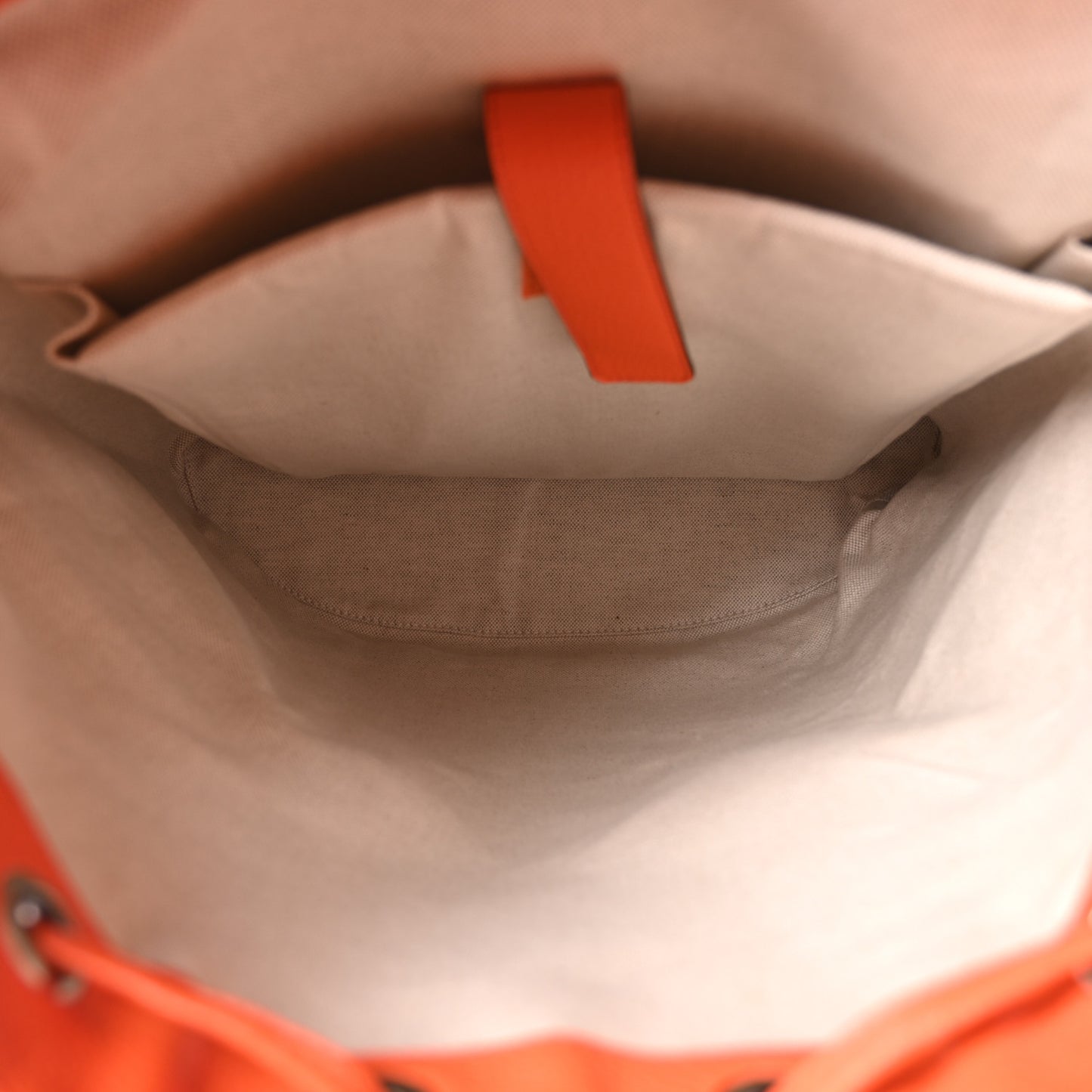 Piuma Calfskin Jumbo GG Embossed Double Buckle Backpack Good Orange