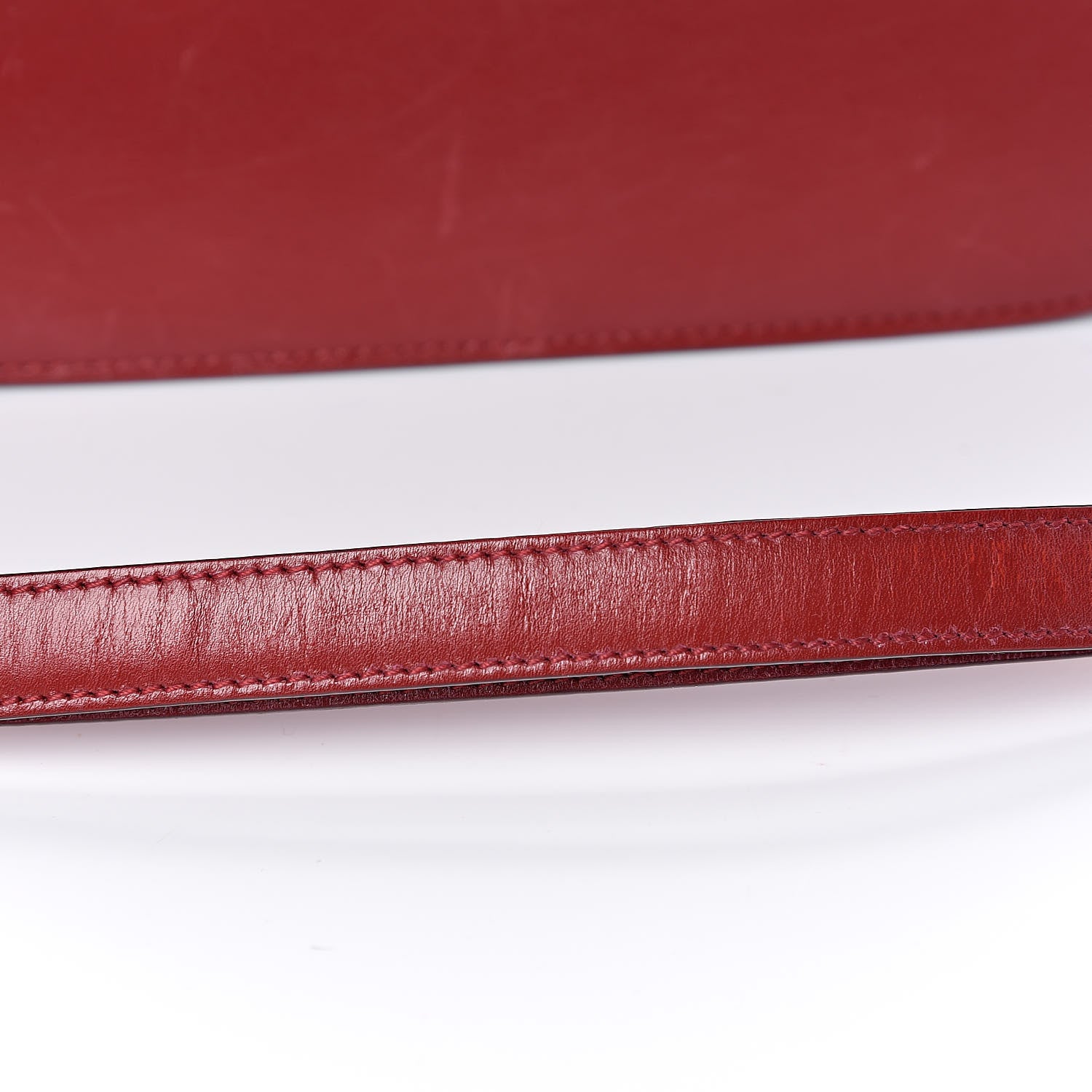 Celine Box Calfskin Medium Classic Box Flap Bag Red 14 of 17