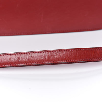 Celine Box Calfskin Medium Classic Box Flap Bag Red 14 of 17