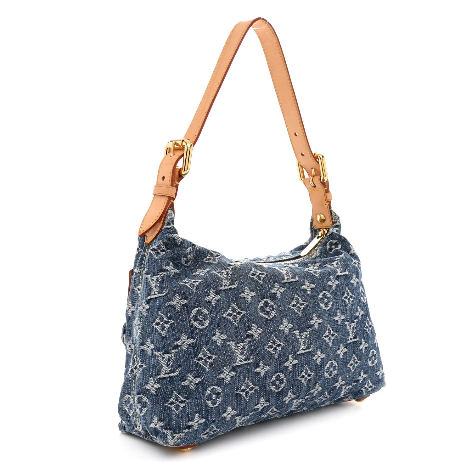 Louis Vuitton Monogram Denim Baggy PM Blue 3 of 11