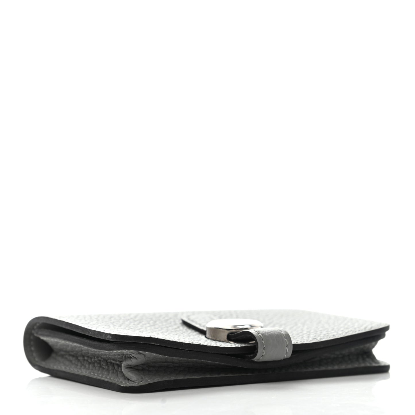 Togo Dogon Card Case Gris Mouette