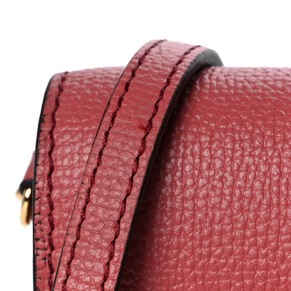 Burberry Calfskin House Check Henley Wallet On Chain Red 10 of 13