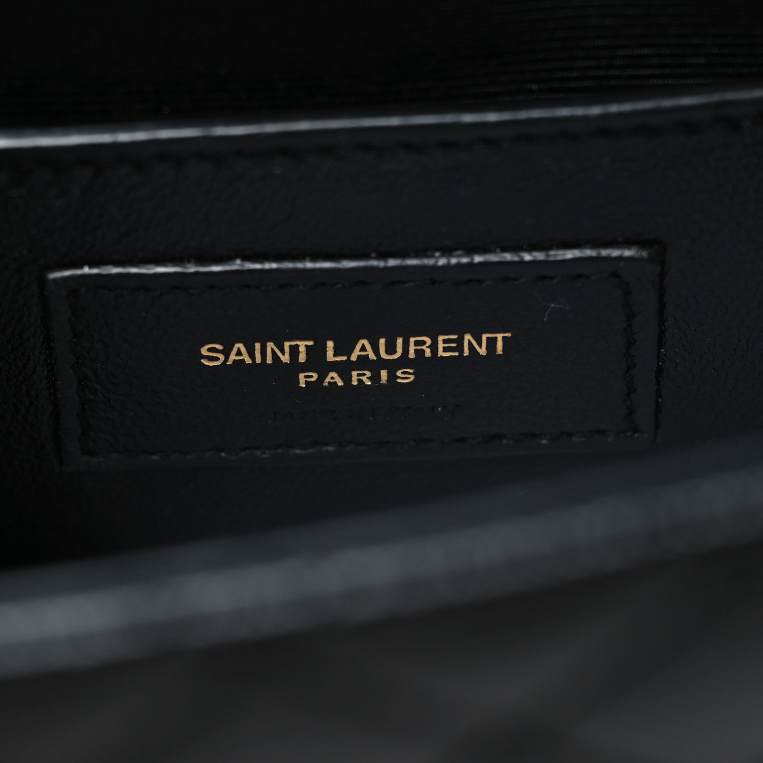 Saint Laurent Grain De Poudre Textured Mixed Matelasse Triquilt Small Monogram Satchel Black 7 of 11