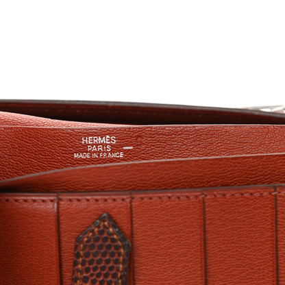 Hermes Lizard Bearn Wallet Etrusque 6 of 11