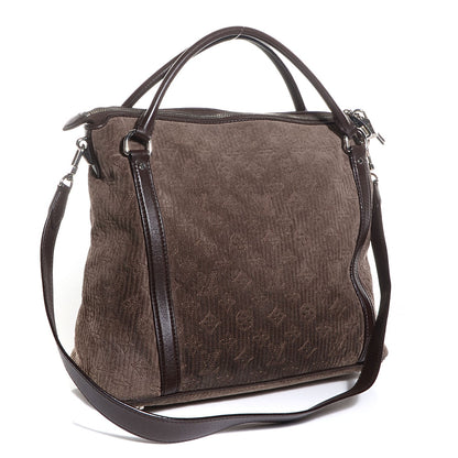 Louis Vuitton Monogram Suede Antheia IXIA PM BBrown 3 of 7