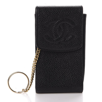 Chanel Caviar Timeless CC Key Holder Bag Charm Black 10 of 11