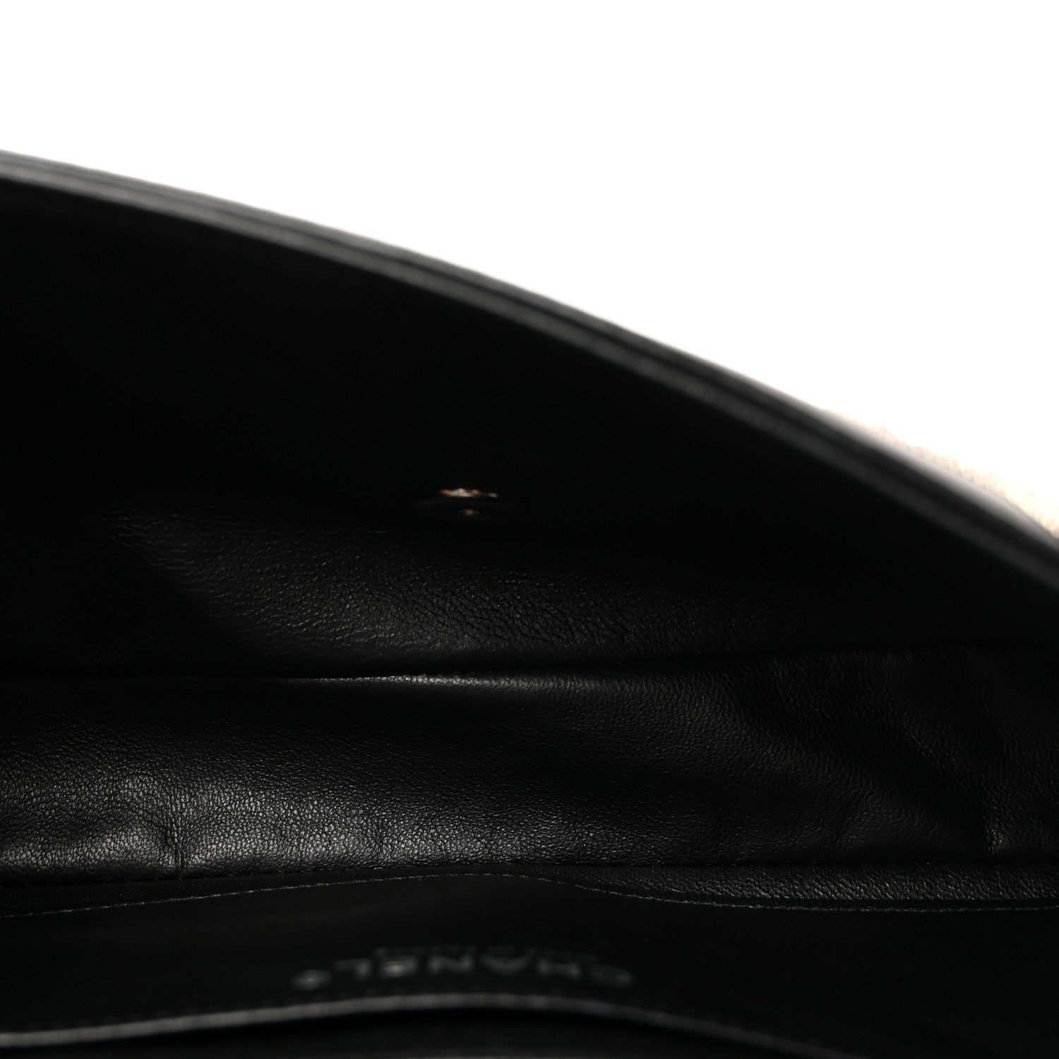 Chanel Lambskin Embroidered Camellia Follies Flap Black 5 of 10