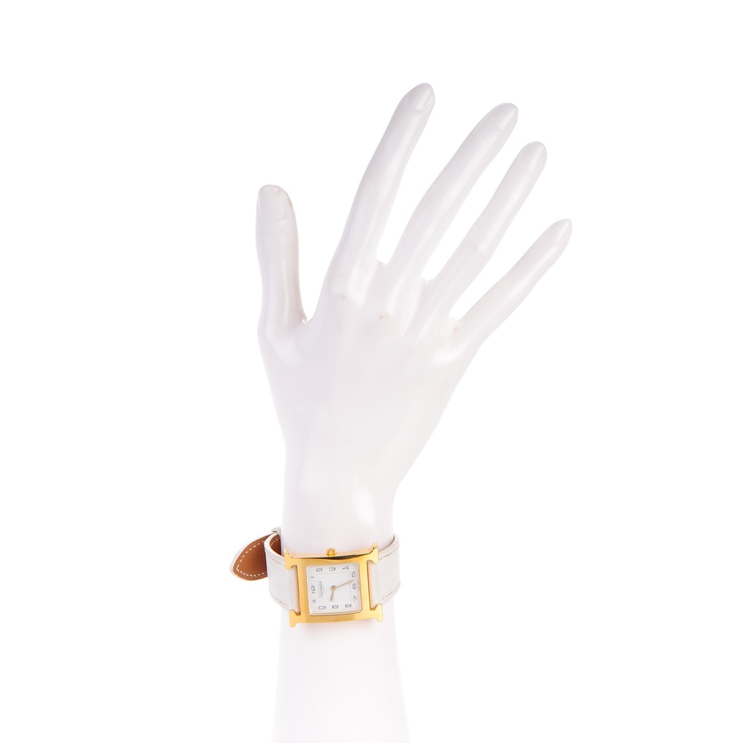 Stainless Steel Epsom 26mm Heure H Hour Quartz Watch Blanc