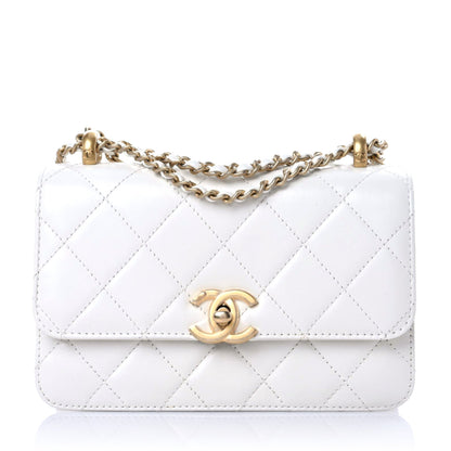 Chanel Calfskin Quilted Mini Perfect Fit Flap White 1 of 12