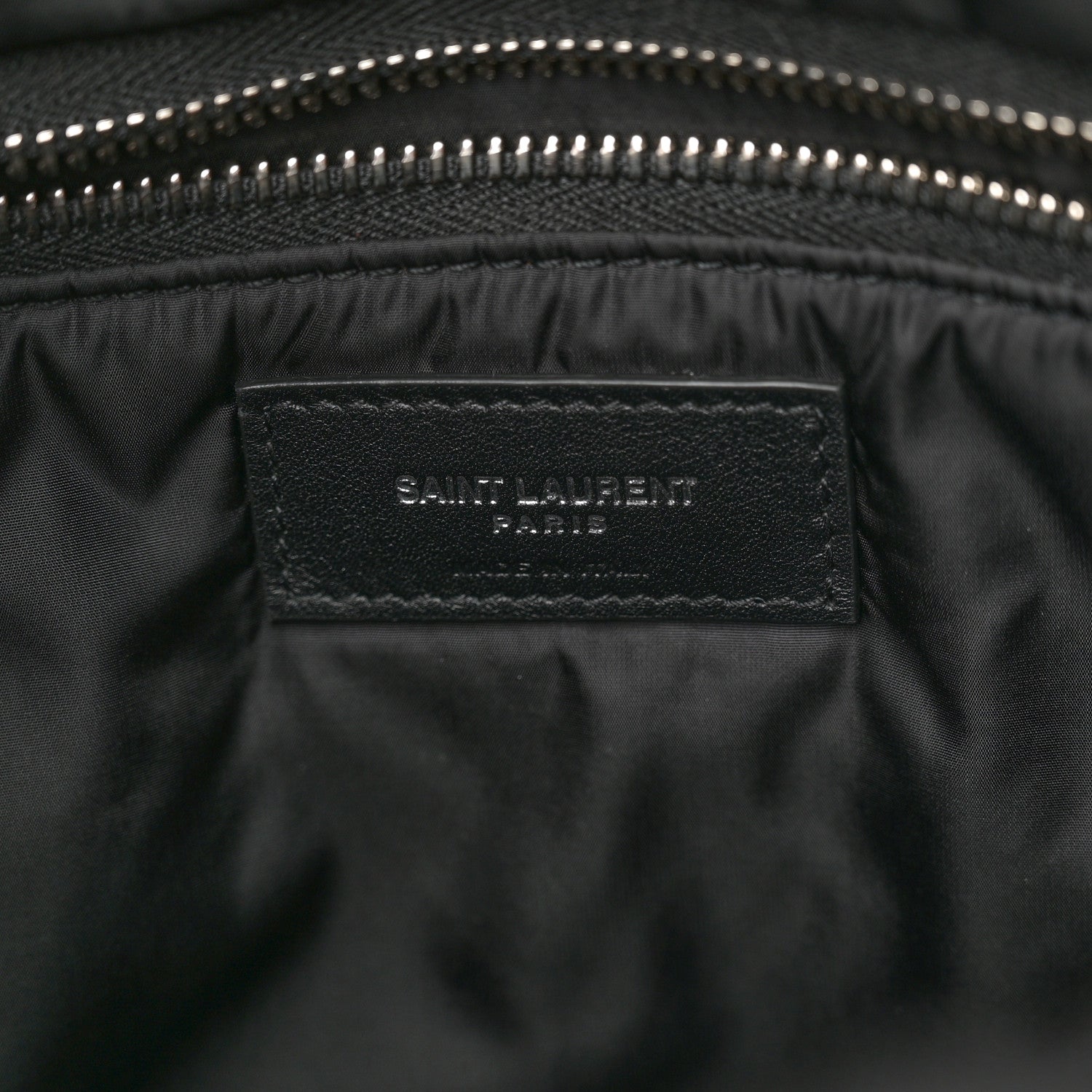 Saint Laurent Econyl Nylon Lou Puffer Messenger Black 6 of 10