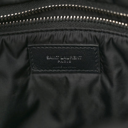 Saint Laurent Econyl Nylon Lou Puffer Messenger Black 6 of 10