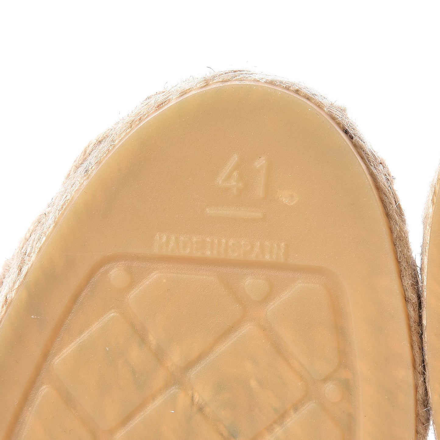 Tweed Grosgrain CC Espadrilles 41 Multicolor Black