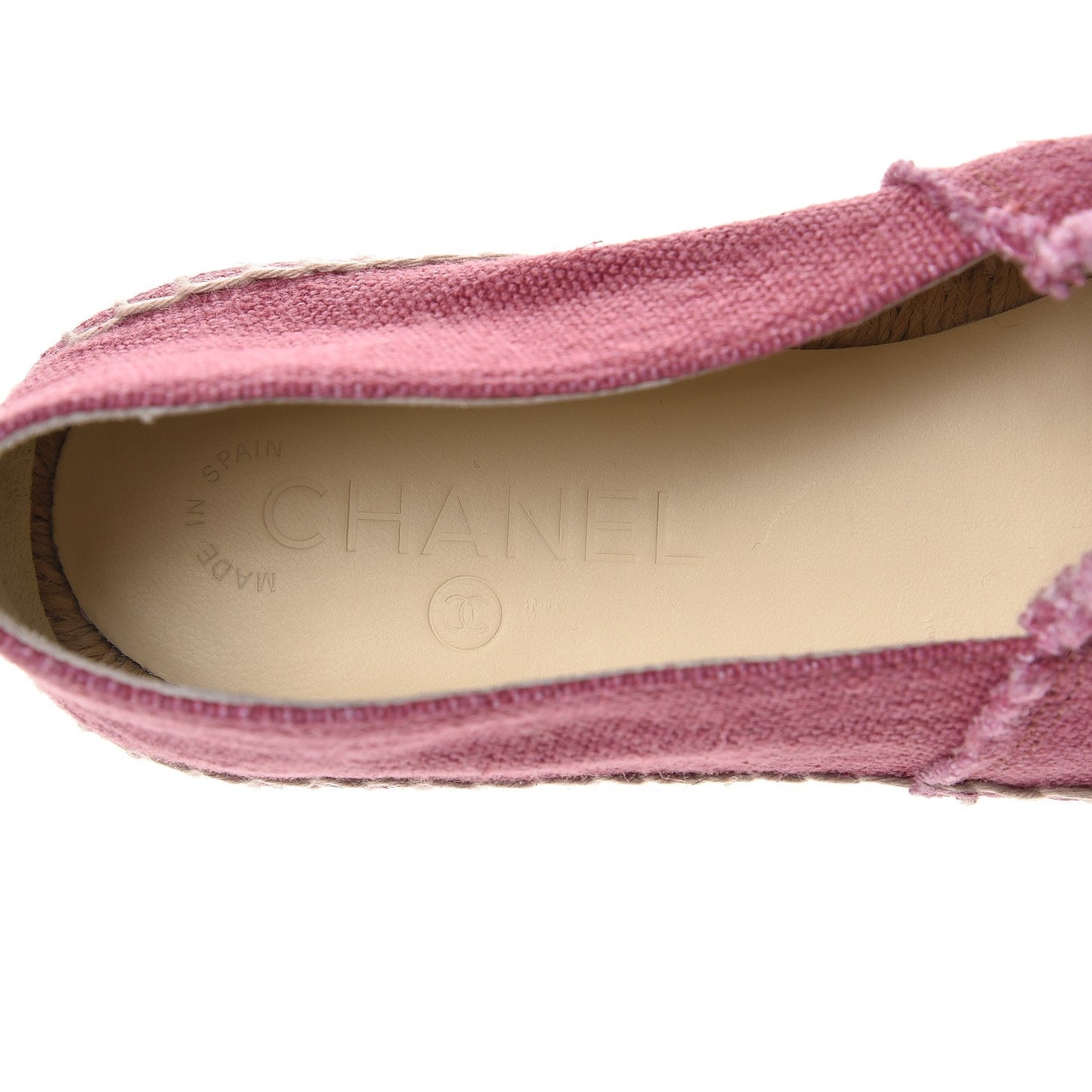 Linen CC Espadrilles 39 Pink