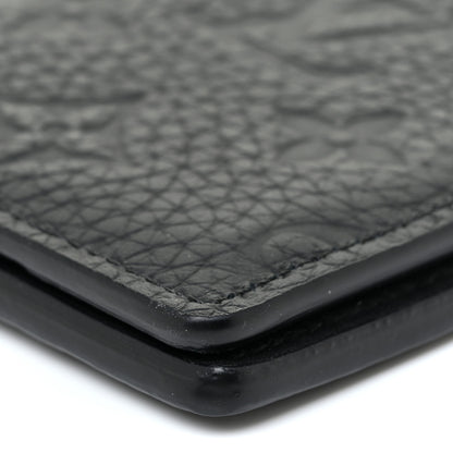 Louis Vuitton Taurillon Monogram Pocket Organizer Black 8 of 9
