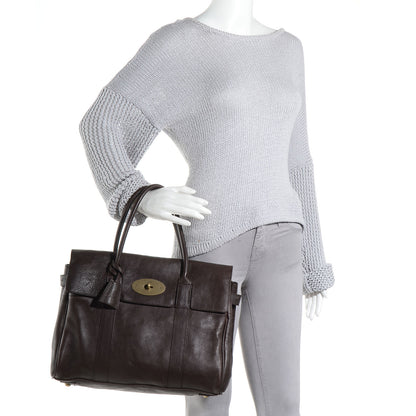 Mulberry Natural Leather Bayswater Chocolate 2 of 11