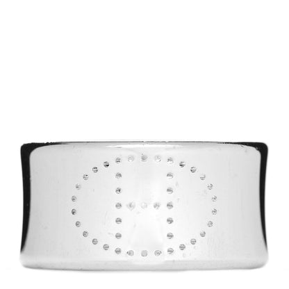 Hermes Sterling Silver GM Eclipse Ruban Ring 53 6.25 1 of 5