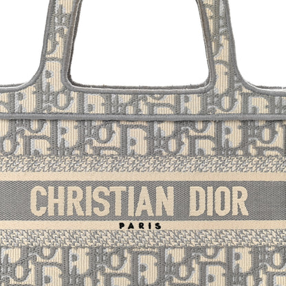 Christian Dior Oblique Mini Book Tote Grey Multicolor 9 of 14