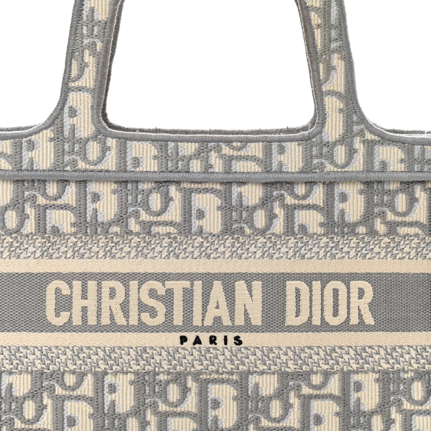Christian Dior Oblique Mini Book Tote Grey Multicolor 9 of 14