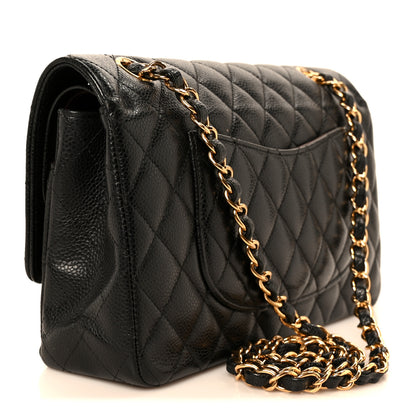 Chanel Caviar Quilted Medium Double Flap Black 3 of 11