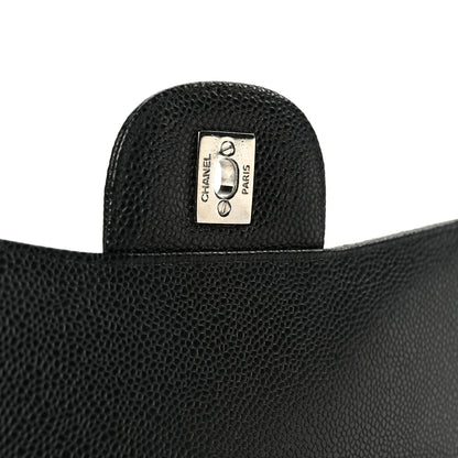 Chanel Caviar Quilted Maxi Double Flap Black 7 of 11