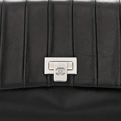 Chanel Lambskin Vertical Quilt Small Accordion Flap Black 8 of 14