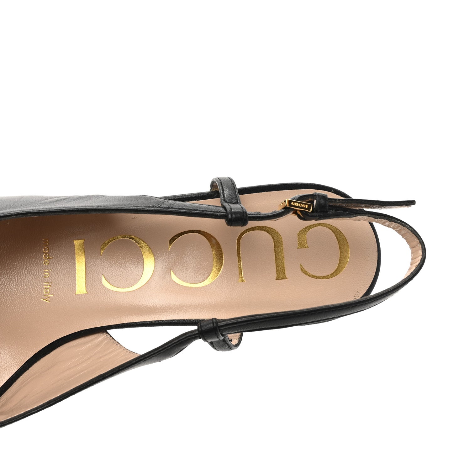 Nappa Horsebit Platform 35/120mm Slingback Pumps 36.5 Black