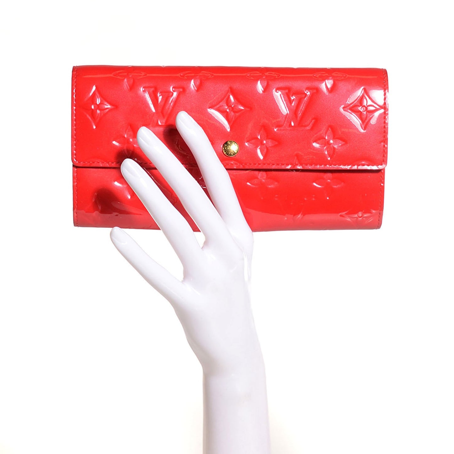 Vernis Sarah Wallet Rouge Grenadine