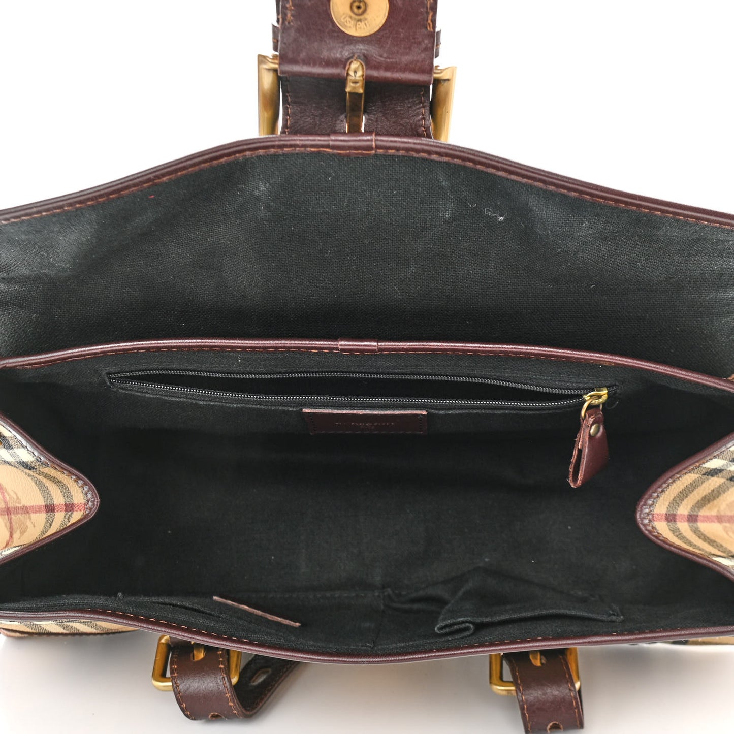 Haymarket Check Buckle Satchel