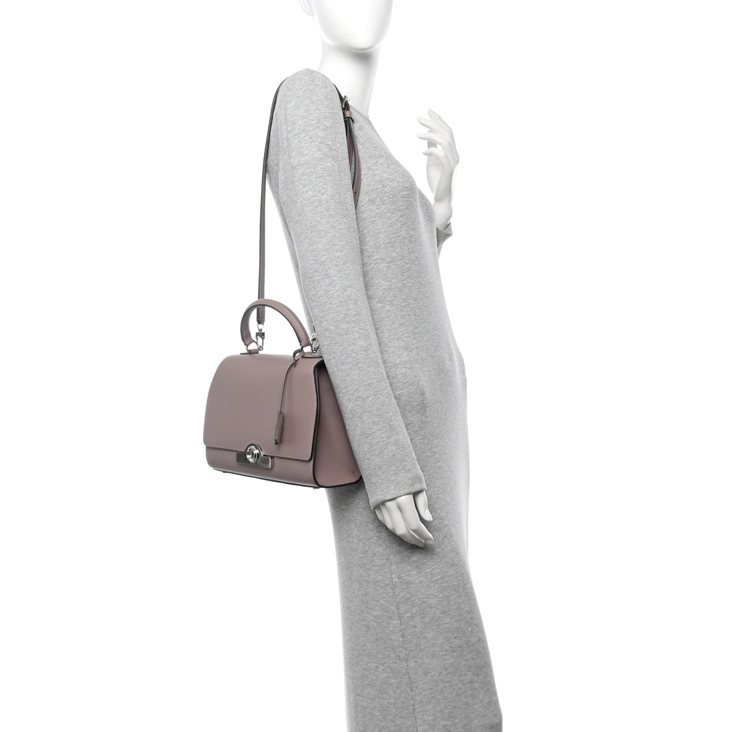 Moynat Taurillon Blush Rejane PM Pink 2 of 16