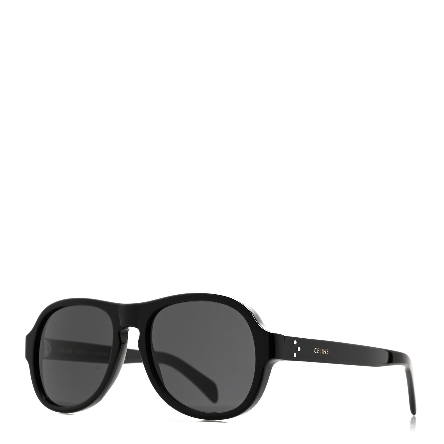 Acetate Pilot Frame Sunglasses CL402981 Black