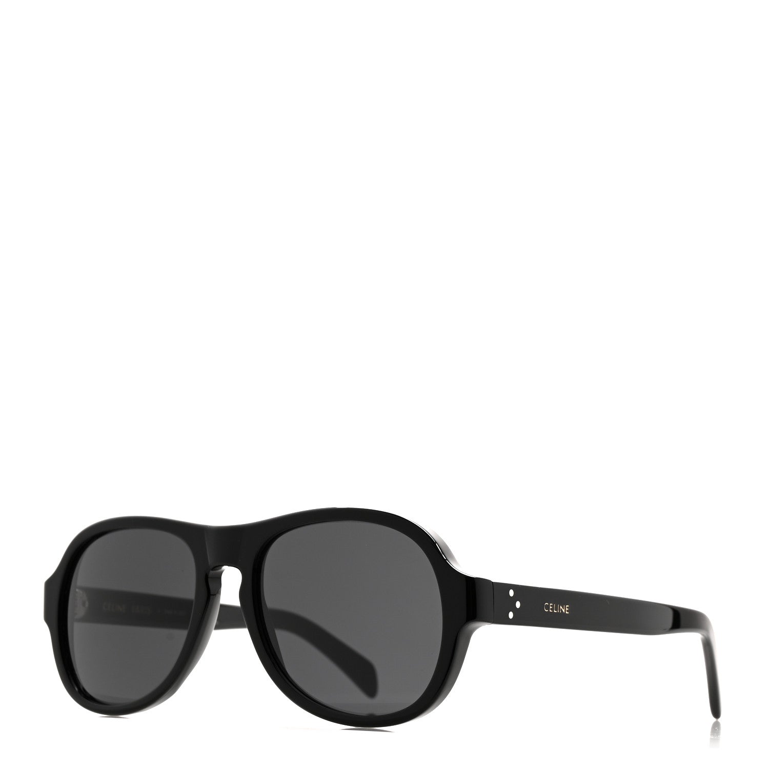 Celine Acetate Pilot Frame Sunglasses CL402981 Black 1 of 8