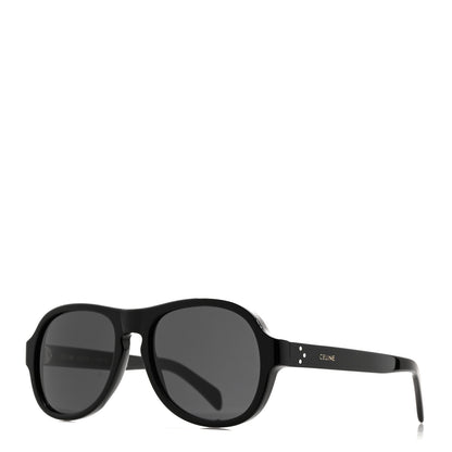 Celine Acetate Pilot Frame Sunglasses CL402981 Black 1 of 8