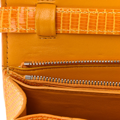 Celine Lizard Medium Classic Box Flap Bag Imperial 10 of 14