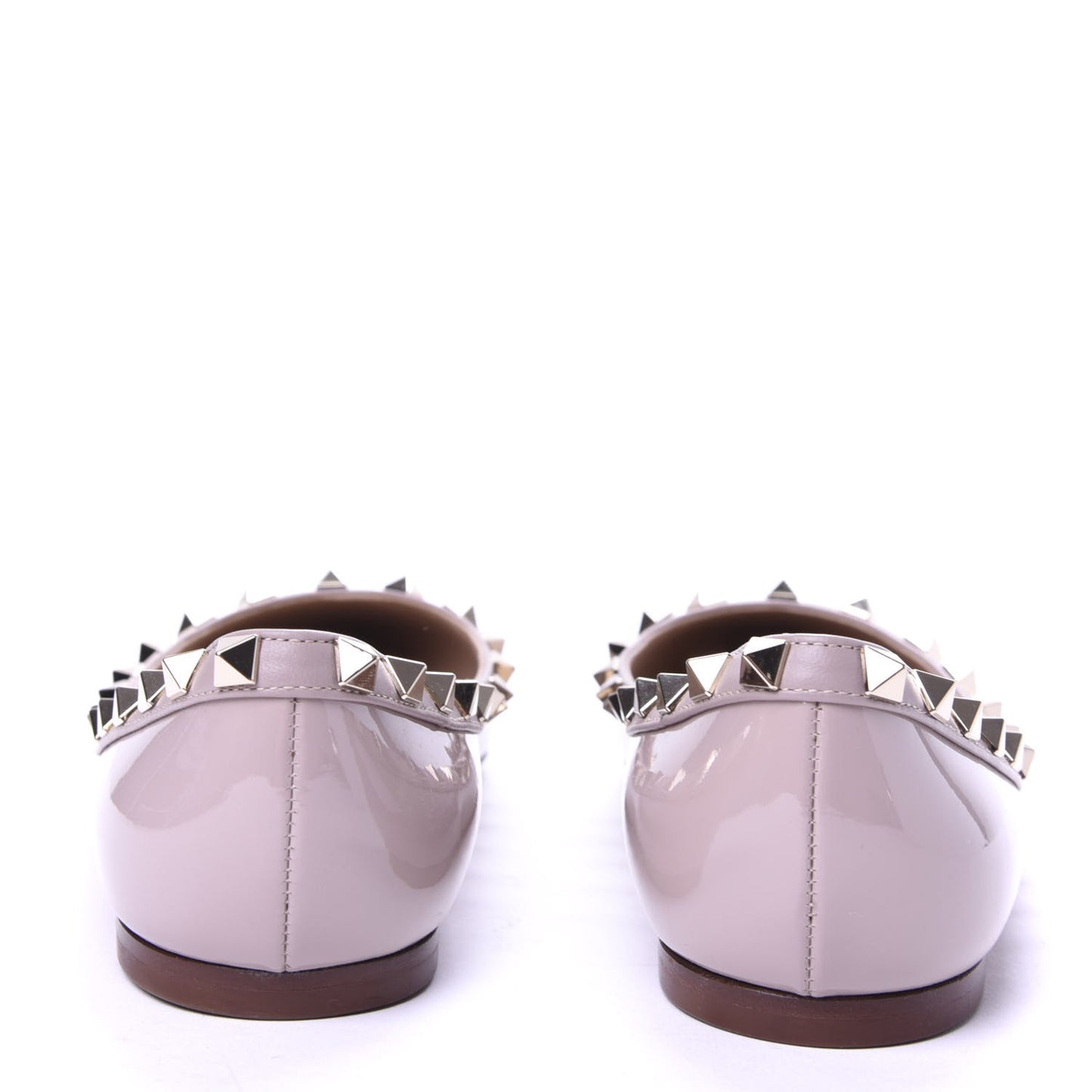 Patent Rockstud Ballerina Flats 37 Poudre