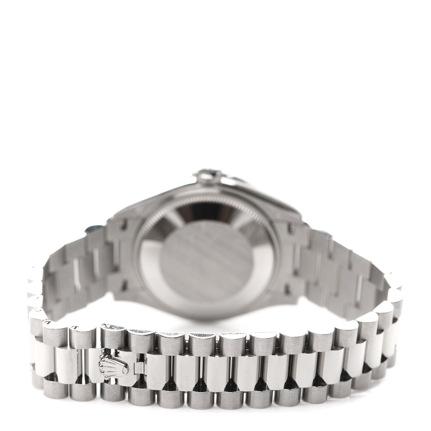 18K White Gold Diamond 31mm Datejust President Watch Dark Grey 278289RBR