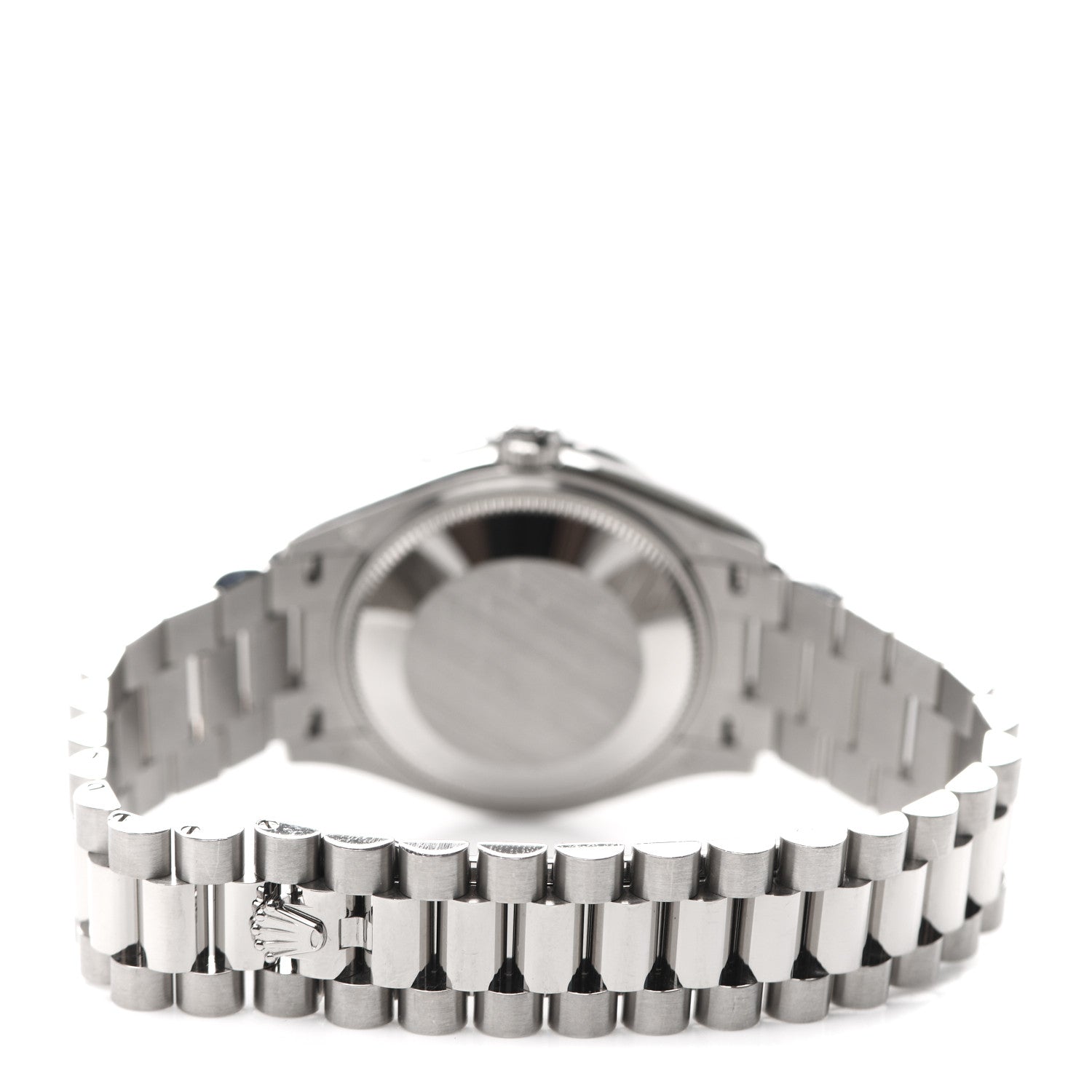 Rolex 18K White Gold Diamond 31mm Datejust President Watch Dark Grey 278289RBR 3 of 5