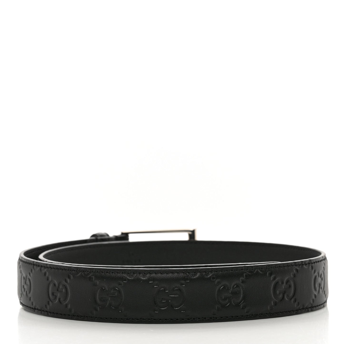 Guccissima Signature 30mm Belt 75 30 Black