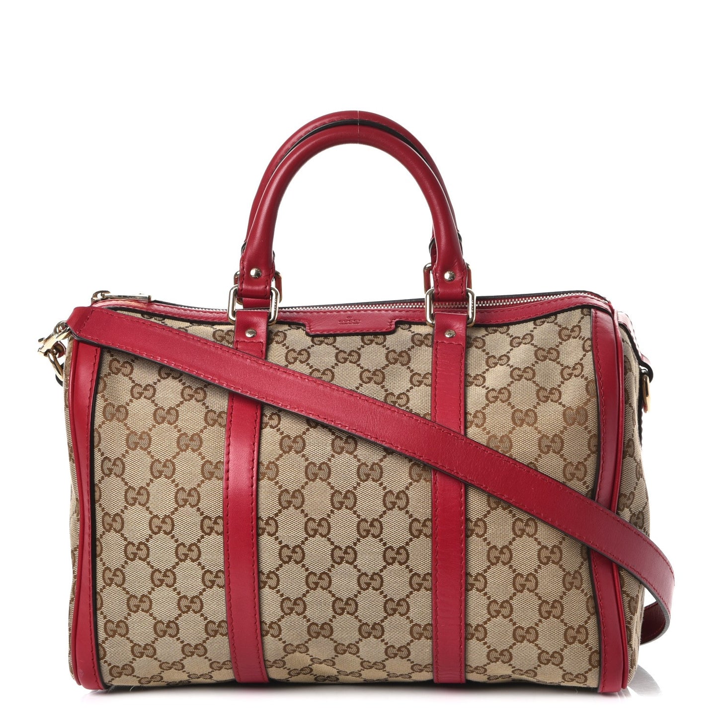 Monogram Medium Joy Boston Beige Red