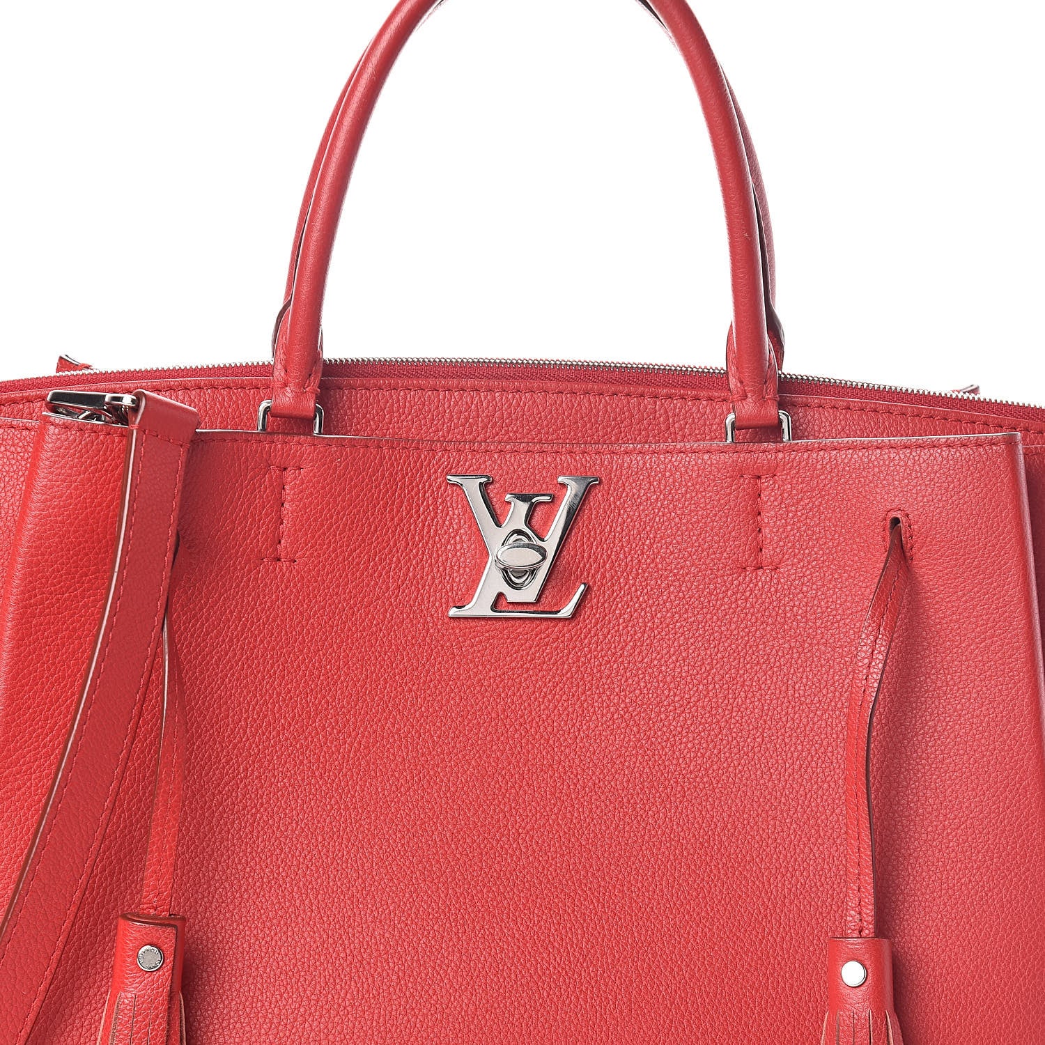 Louis Vuitton Calfskin Lockmeto Rubis 7 of 9