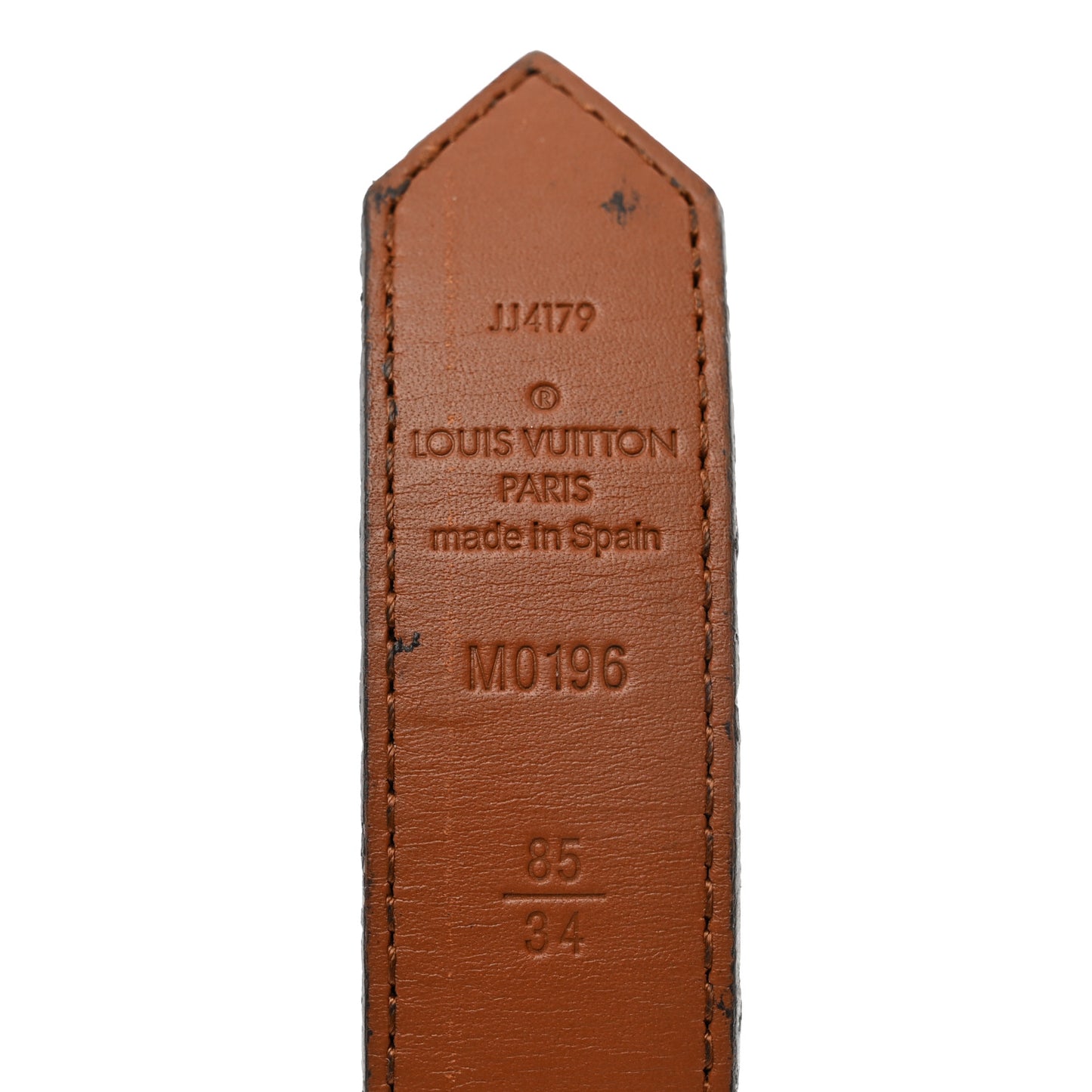Monogram 25mm Dauphine Reversible Belt 85/34 Tan