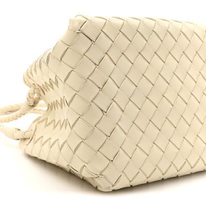 Bottega Veneta Nappa Intrecciato Small Parachute Shoulder Bag Sea Salt 9 of 14