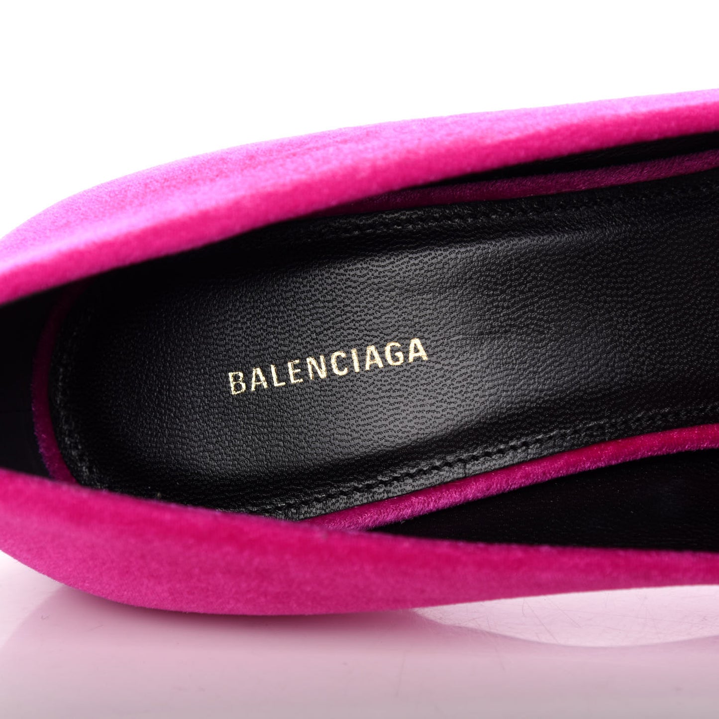 Velvet De Soie Pumps 37.5 Rose Fuchsia
