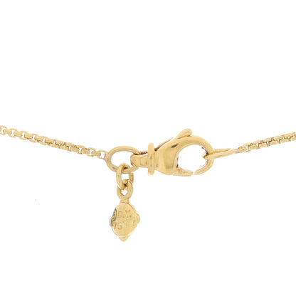 David Yurman 18K Yellow Gold Citrine 7mm Infinity Pendant Necklace 4 of 4
