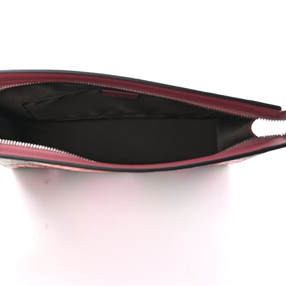 Gucci GG Supreme Monogram Blooms Large Cosmetic Case Beige Multicolor Dry Rose 5 of 10